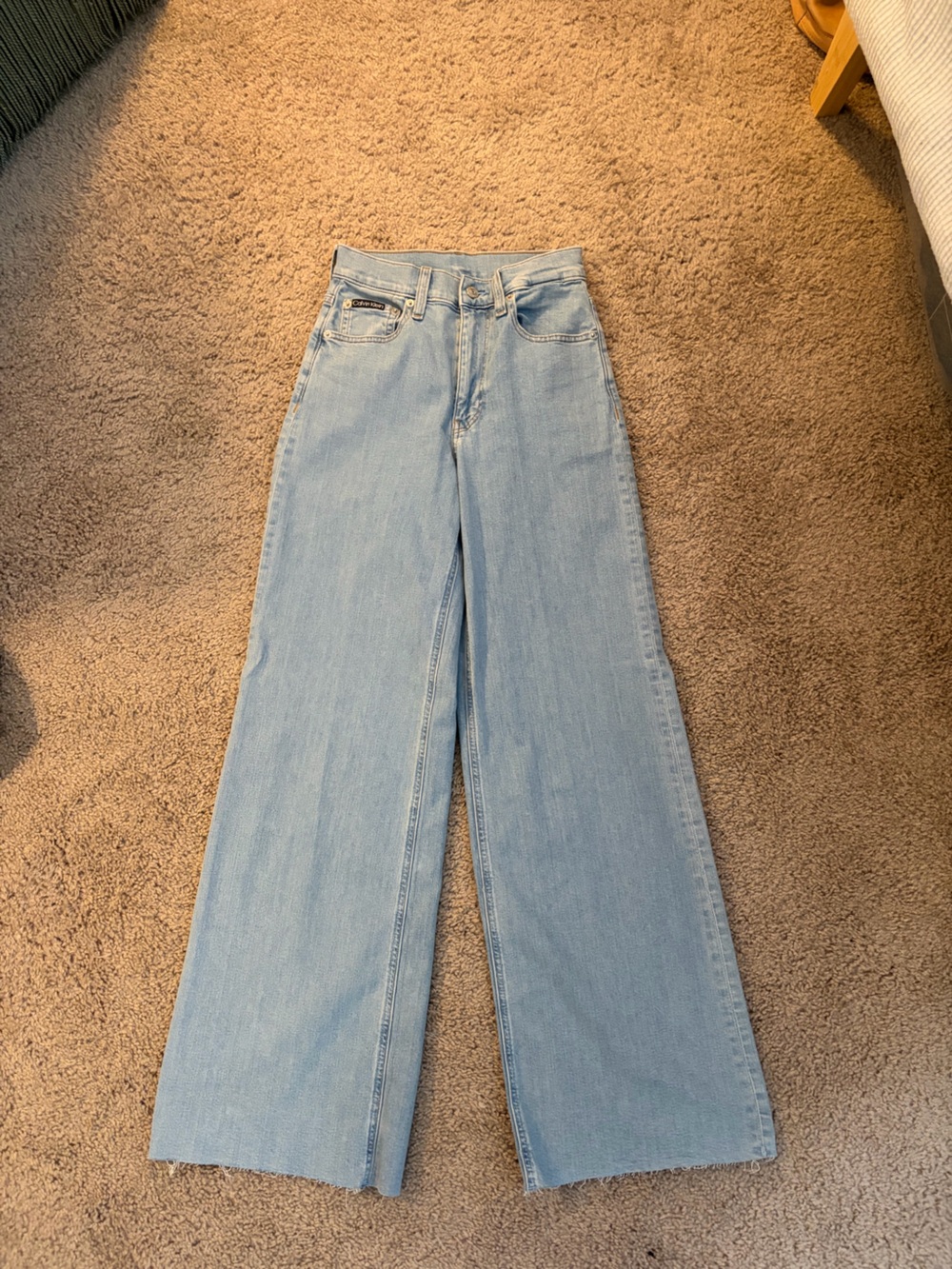 Calvin Klein Pale Blue Bootcut Jeans